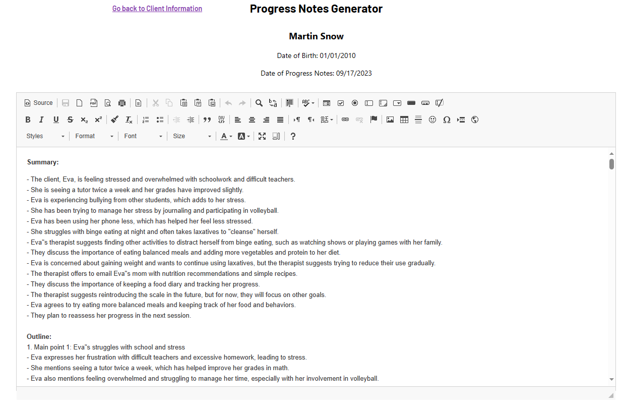 Progress Notes Are Editable